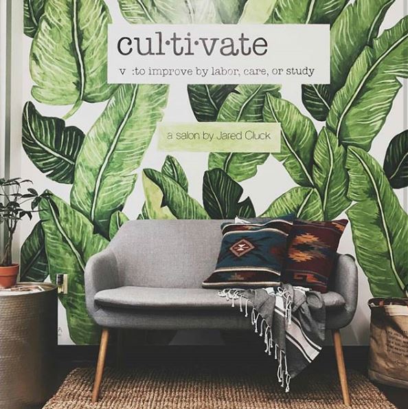 Cultivate Salon Mural by Chrisara Designs